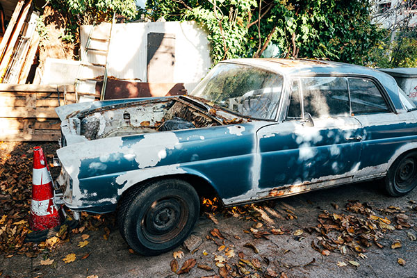Weathered Vintage Car